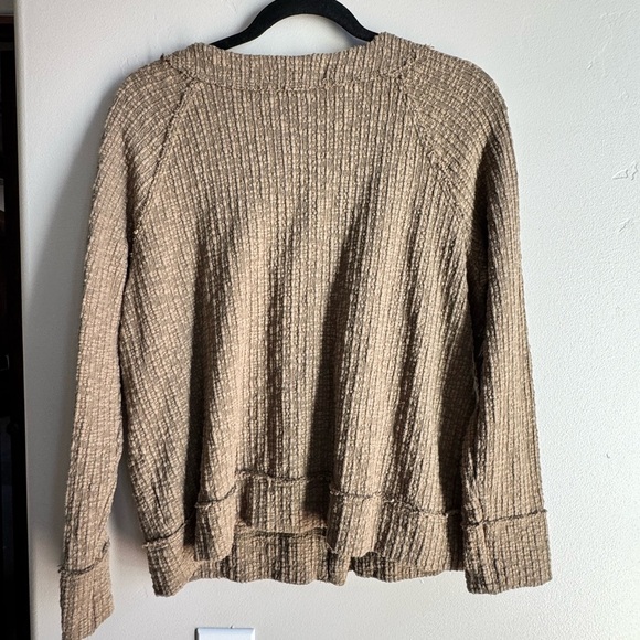 Vince Camuto Boxy Cozy Knit Cardigan XXL Neutral Taupe Button Front Sweater - Picture 6 of 6